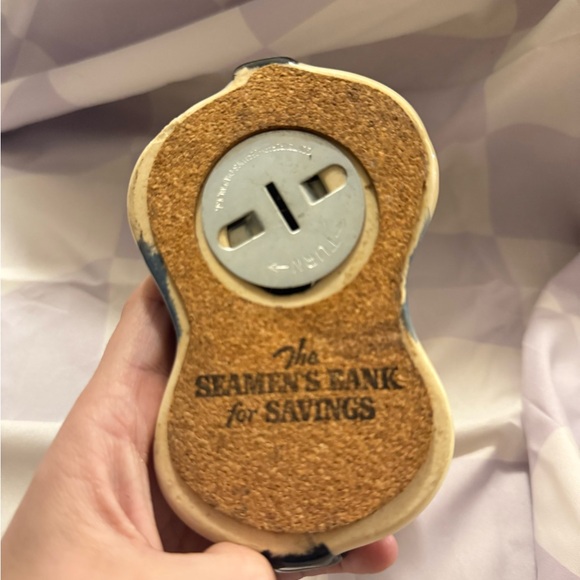 Vintage Seamen's Bank for Savings Sailor Coin Bank - Picture 5 of 7